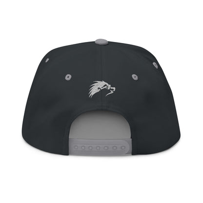 Embroidered Flat Bill Snapback Cap