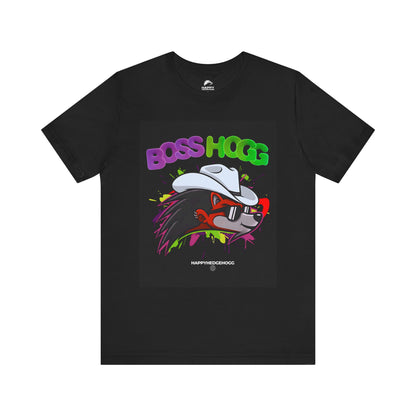 Happy Hedgehogg "BOSS HOGG" Graphic T Shirt -  Bold Graphic Tee | Happy Hedgehogg Streetwear