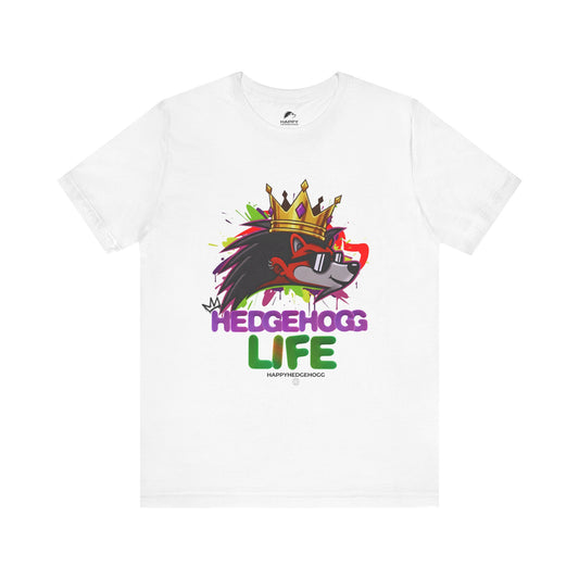 Happy Hedgehogg Hedgehogg Life Adult Tee - Wild and Bold Everyday Streetwear