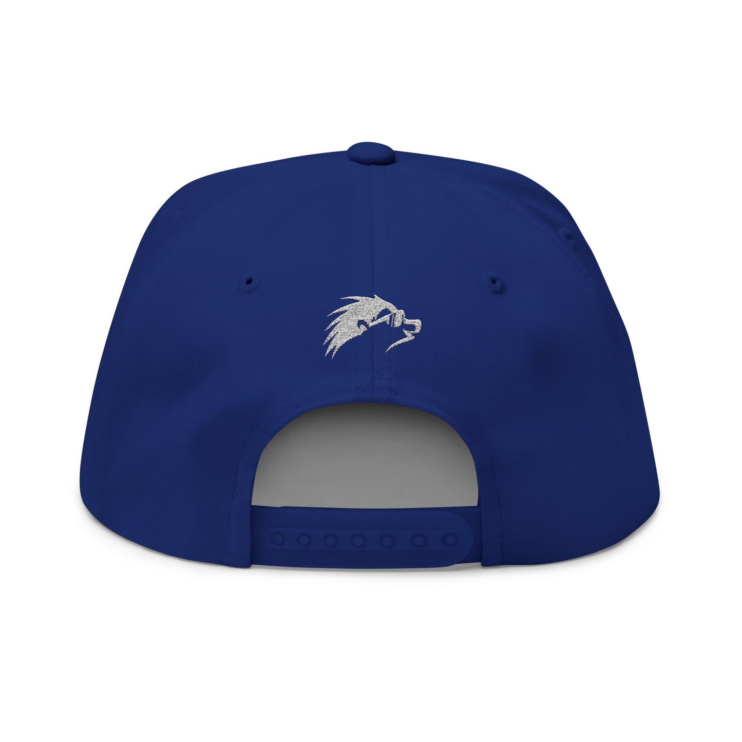 Embroidered Flat Bill Snapback Cap