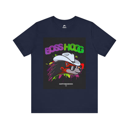 Happy Hedgehogg "BOSS HOGG" Graphic T Shirt -  Bold Graphic Tee | Happy Hedgehogg Streetwear