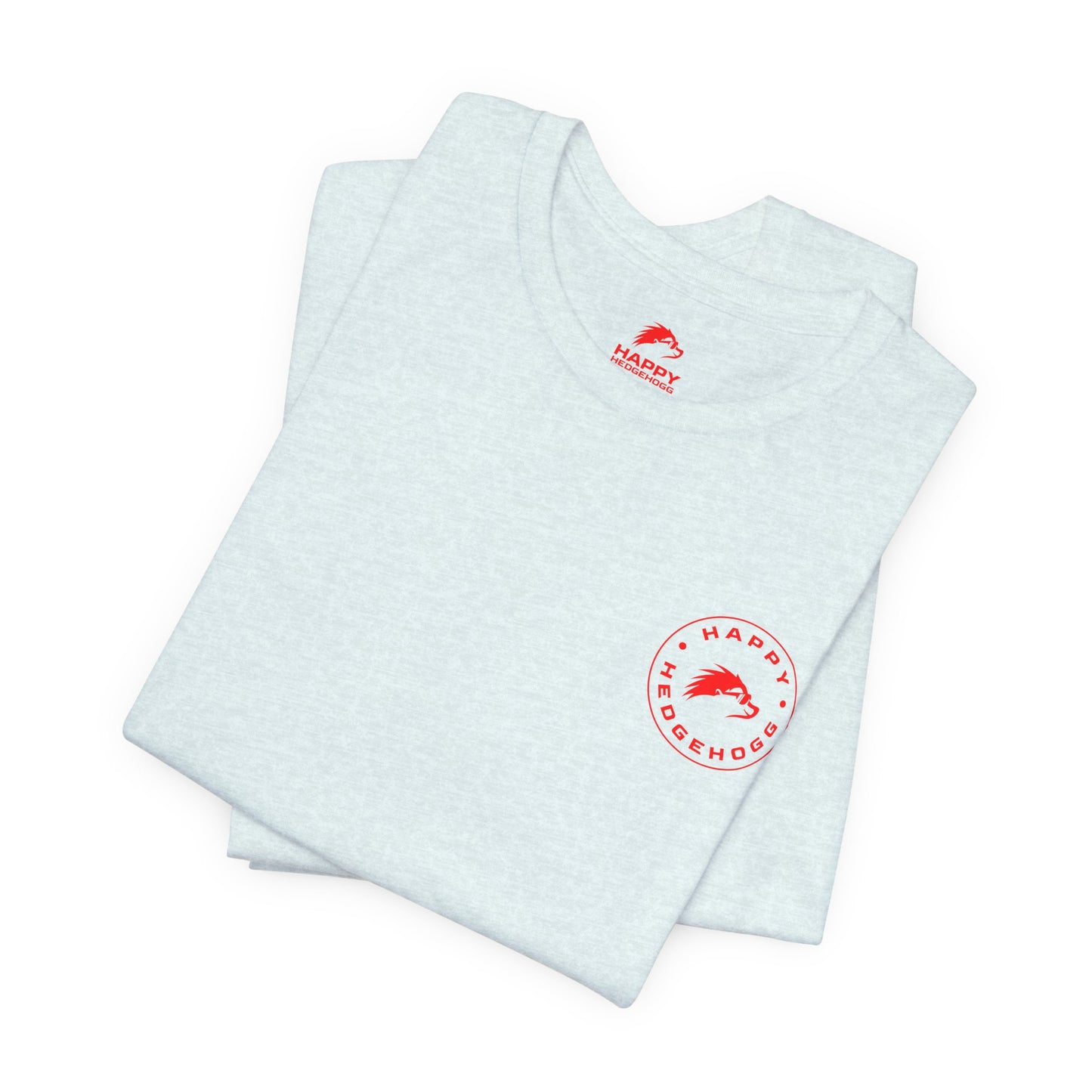 Happy Hedgehogg Classic Tee with Red Logo – Awesome vibes for all of your everyday adventures!! - Happy Hedgehogg