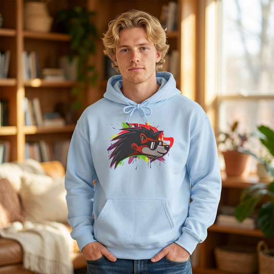 Happy Hedgehogg Graphic Hoodie!! - Happy Hedgehogg