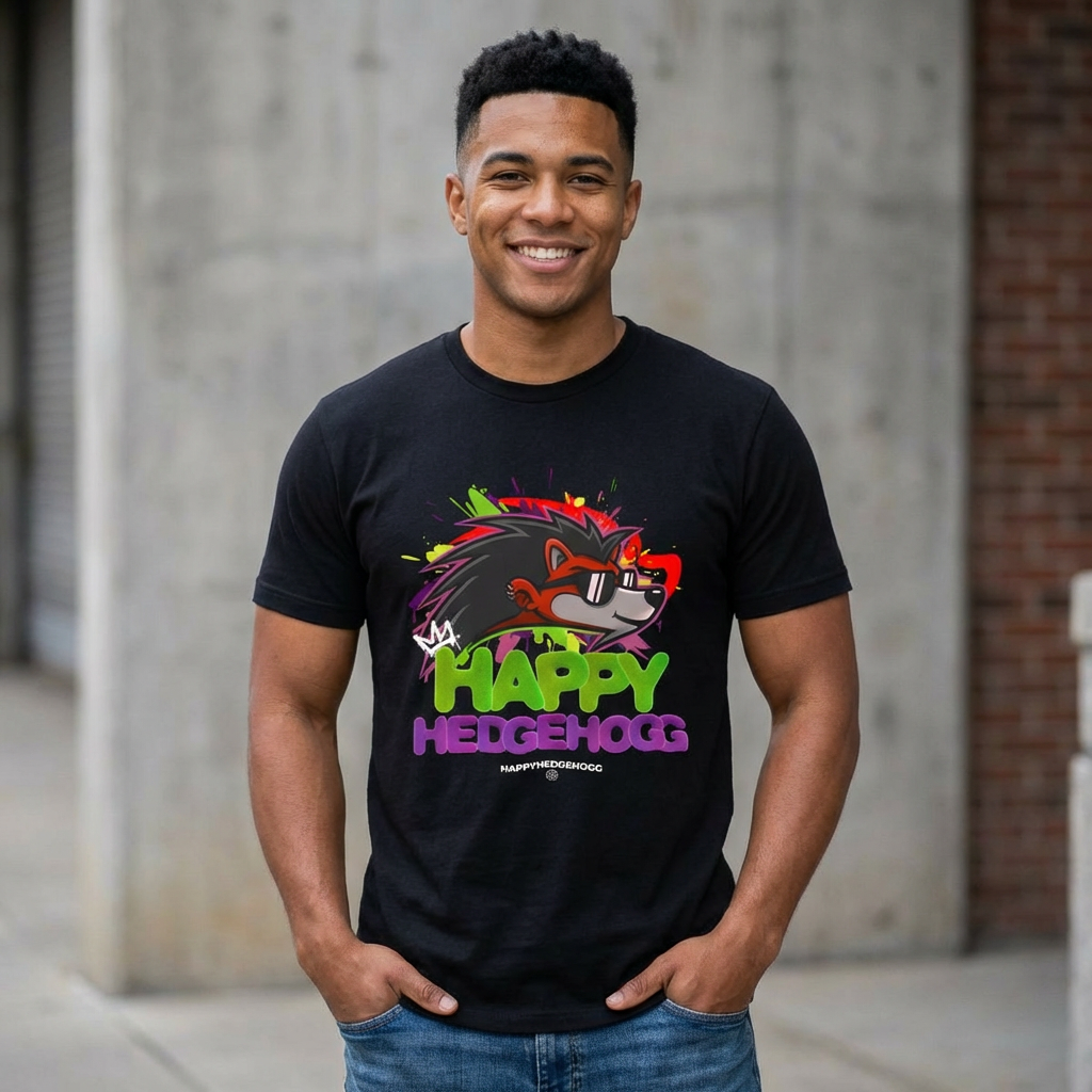 Happy Hedgehogg Feel-Good Tee - Good Mood, Built In - Happy Hedgehogg