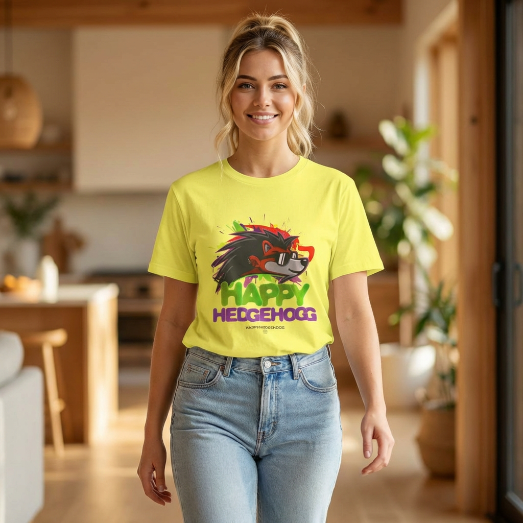 Happy Hedgehogg Feel-Good Tee - Good Mood, Built In - Happy Hedgehogg