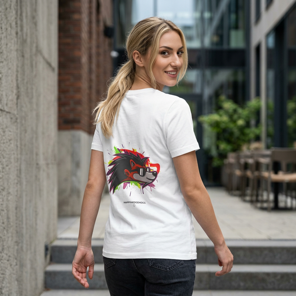 Happy Hedgehogg Classic Tee - Business Up Front, Party in the Back - Happy Hedgehogg
