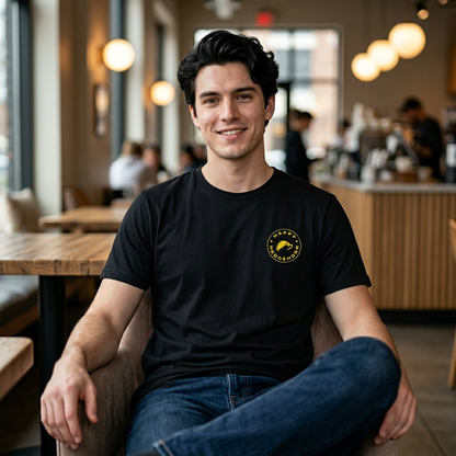 Happy Hedgehogg Classic Tee – Everyday Comfort with Gold Logo - Happy Hedgehogg