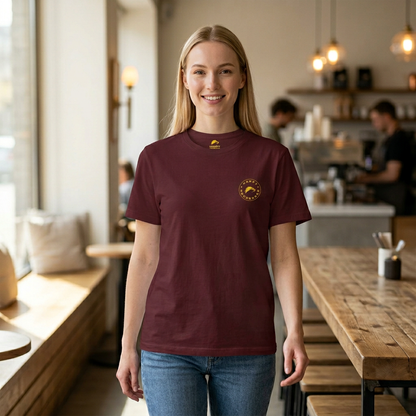 Happy Hedgehogg Classic Tee – Everyday Comfort with Gold Logo - Happy Hedgehogg