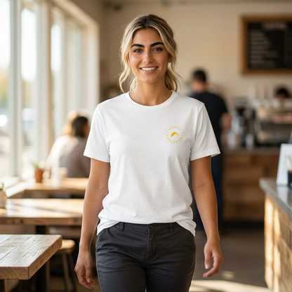 Happy Hedgehogg Classic Tee – Everyday Comfort with Gold Logo - Happy Hedgehogg