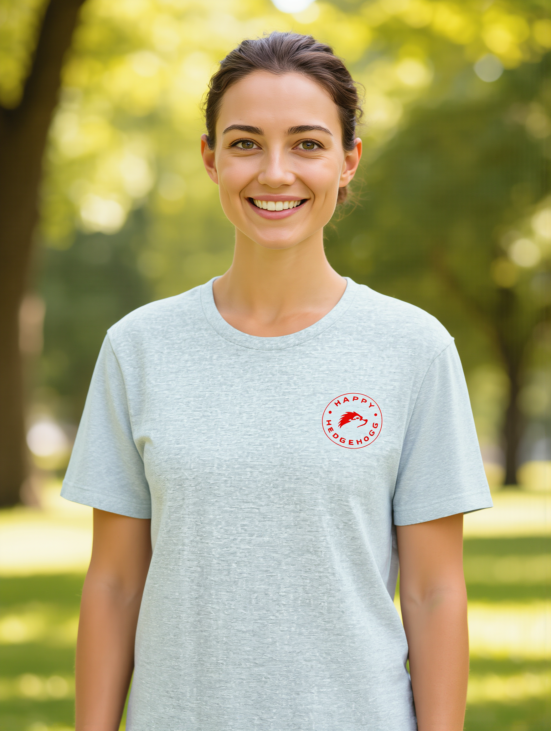 Happy Hedgehogg Classic Tee with Red Logo – Awesome vibes for all of your everyday adventures!! - Happy Hedgehogg