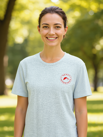 Happy Hedgehogg Classic Tee with Red Logo – Awesome vibes for all of your everyday adventures!! - Happy Hedgehogg