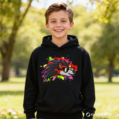Happy Hedgehogg Youth Hoodie – Bright Colors. Big Smiles. - Happy Hedgehogg