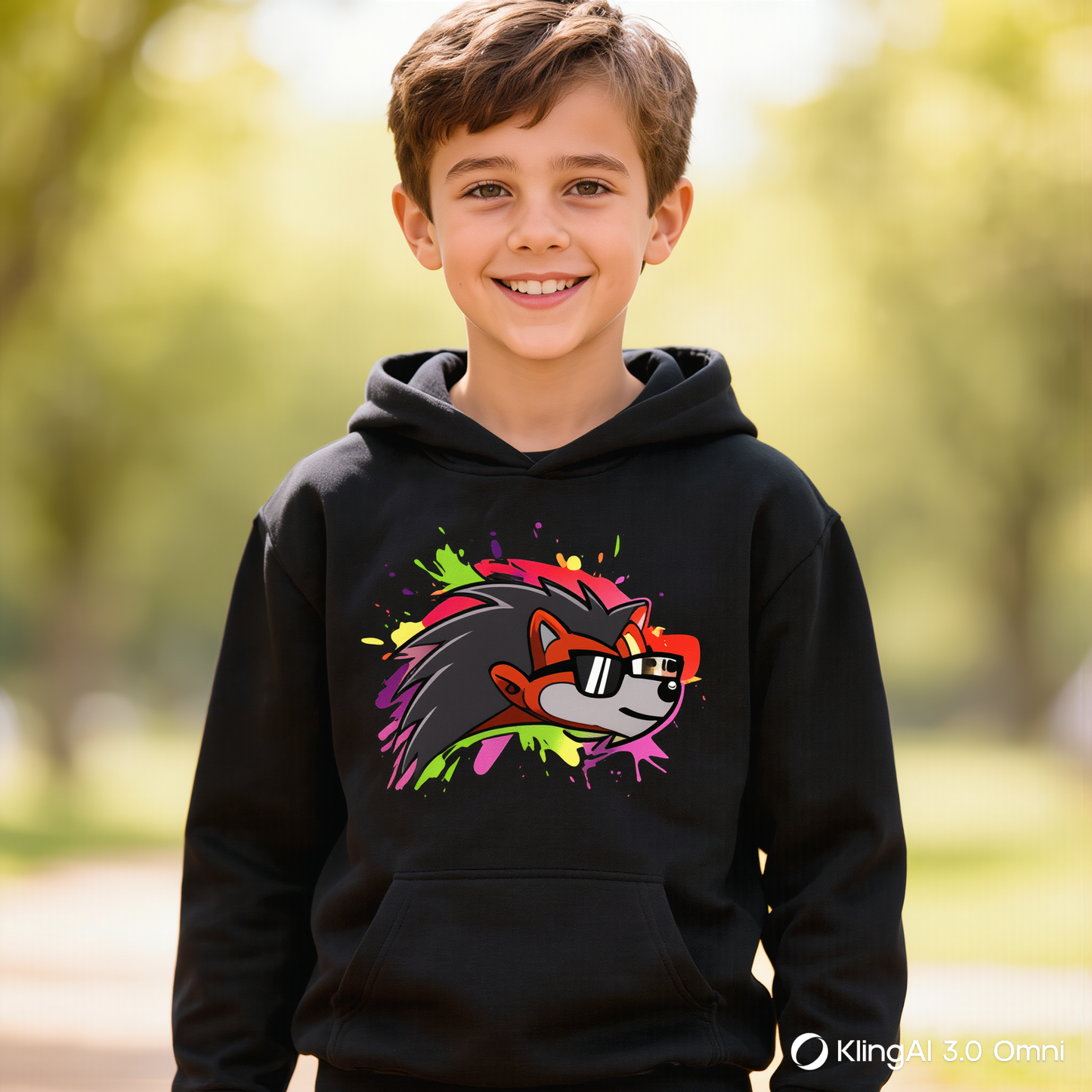 Happy Hedgehogg Youth Hoodie – Bright Colors. Big Smiles. - Happy Hedgehogg