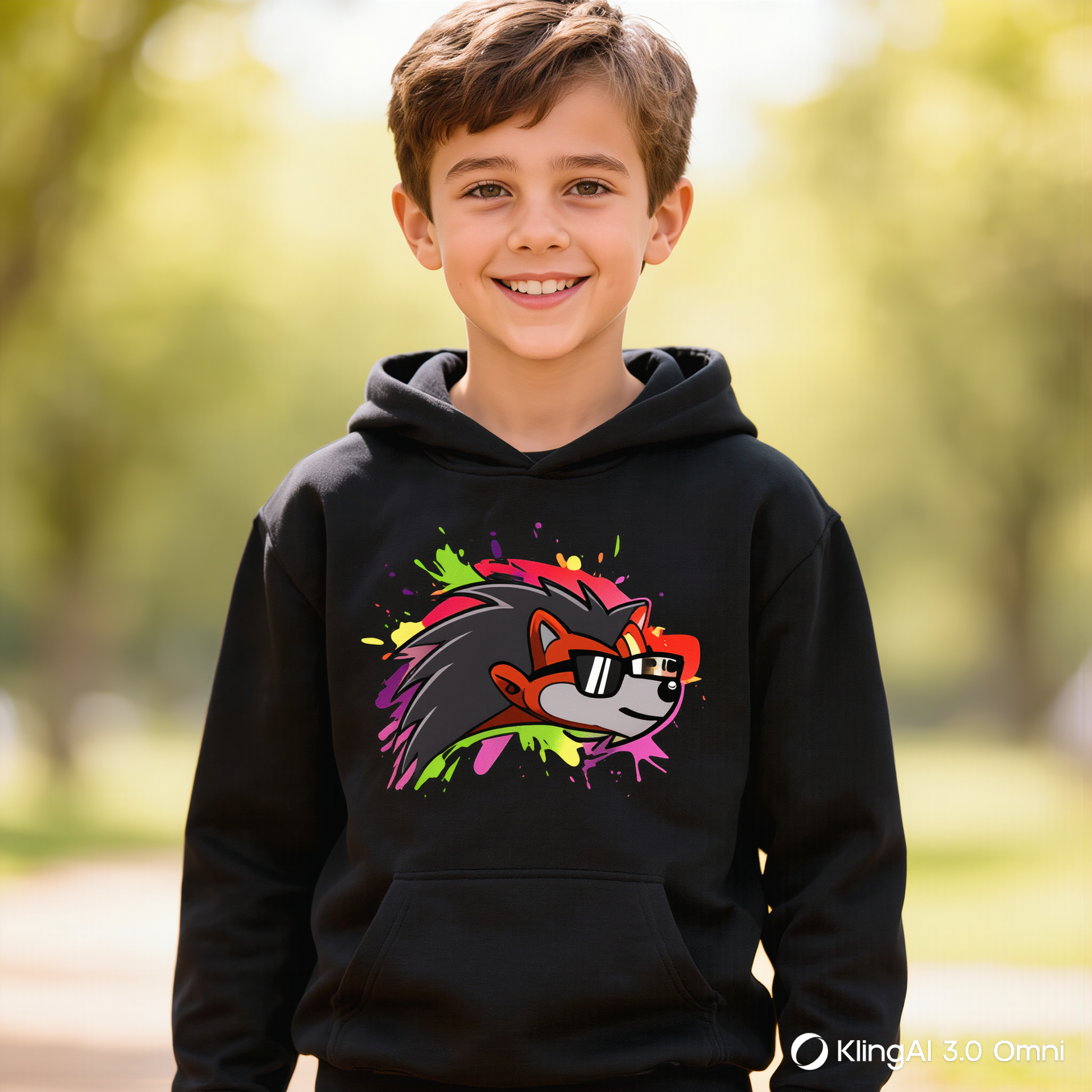 Happy Hedgehogg Youth Hoodie – Bright Colors. Big Smiles. - Happy Hedgehogg