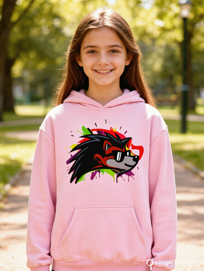 Happy Hedgehogg Youth Hoodie – Bright Colors. Big Smiles. - Happy Hedgehogg
