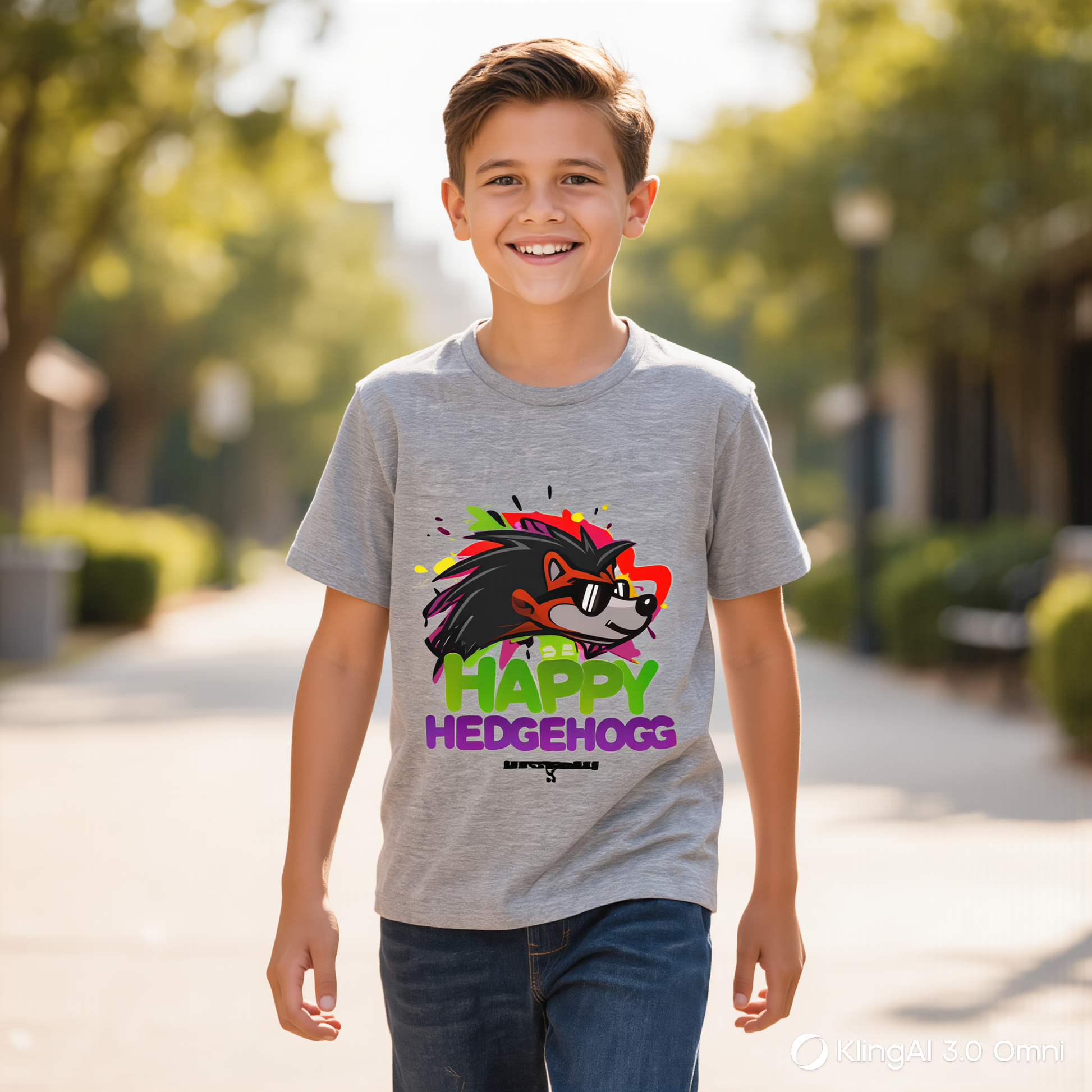 Happy Hedgehogg Youth Tee – Everyday Comfort with Bold Graphic - Happy Hedgehogg