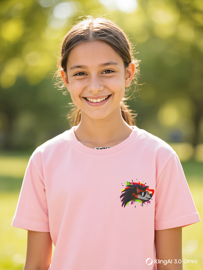Happy Hedgehogg Youth Tee – Everyday Comfort with Big Hedgehogg Energy - Happy Hedgehogg