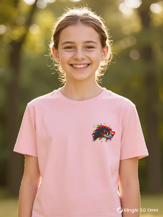 Happy Hedgehogg Youth Tee – Everyday Comfort with Big Hedgehogg Energy - Happy Hedgehogg