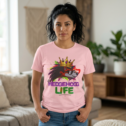Happy Hedgehogg “Hedgehogg Life” Tee – Easy Comfort, Everyday Energy - Happy Hedgehogg