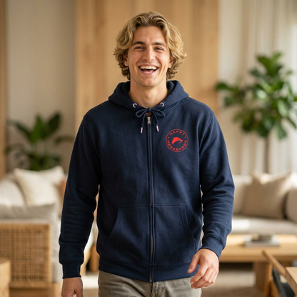 Happy Hedgehogg Graphic Zip-Up Hoodie – Classic Front Logo + Bold Graphic Back Design | Streetwear - Happy Hedgehogg