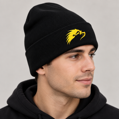 Gold Icon Beanie - Happy Hedgehogg