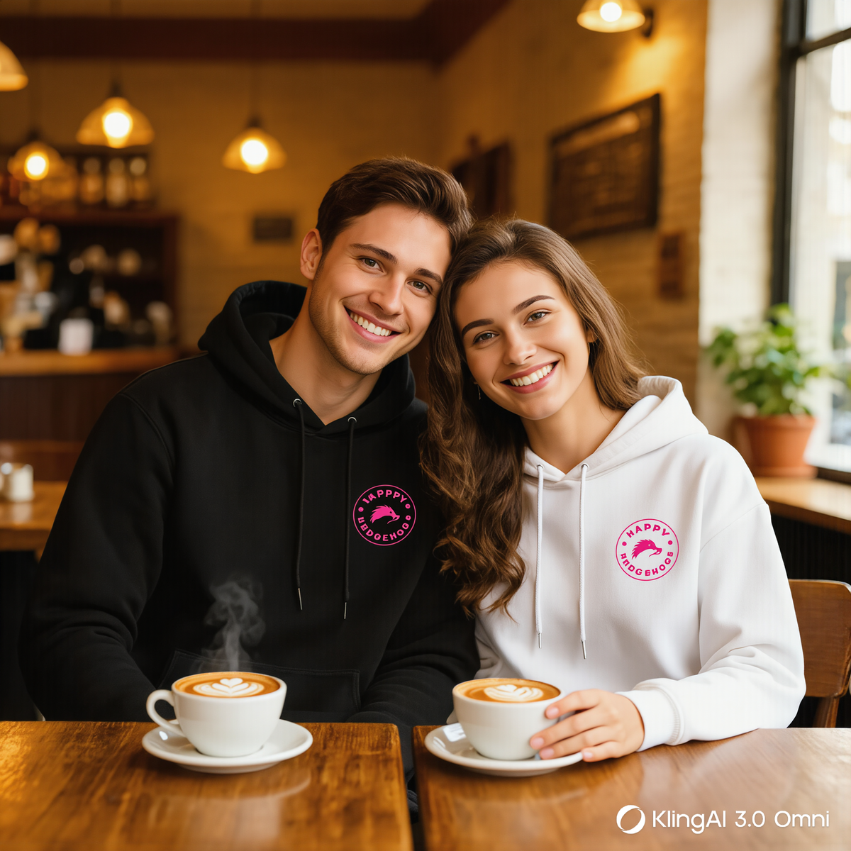 Pink Logo Hoodie - Happy Hedgehogg