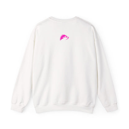 Pink Badge Crewneck Sweatshirt - Happy Hedgehogg