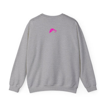 Pink Badge Crewneck Sweatshirt - Happy Hedgehogg