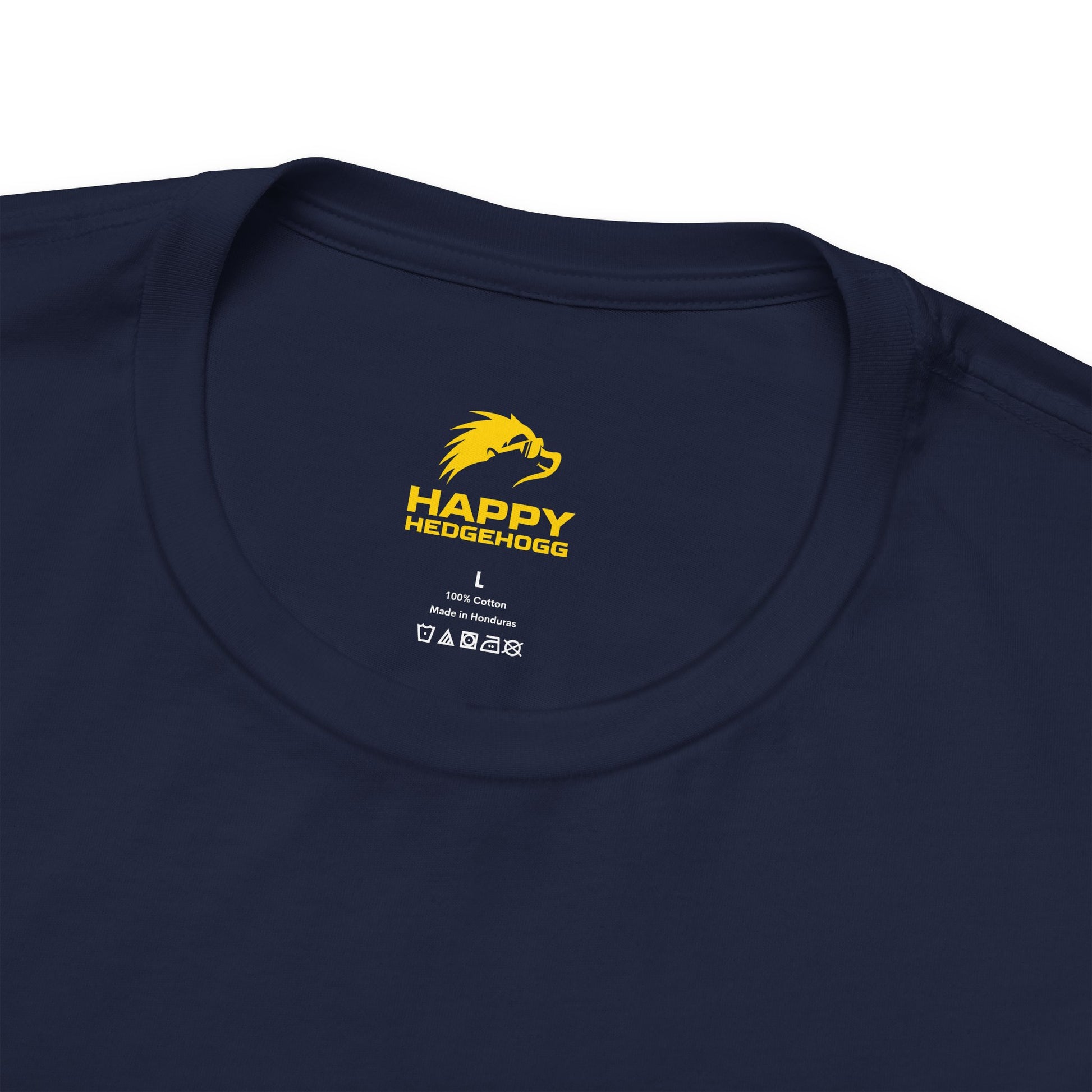 Happy Hedgehogg Classic Tee – Everyday Comfort with Gold Logo - Happy Hedgehogg