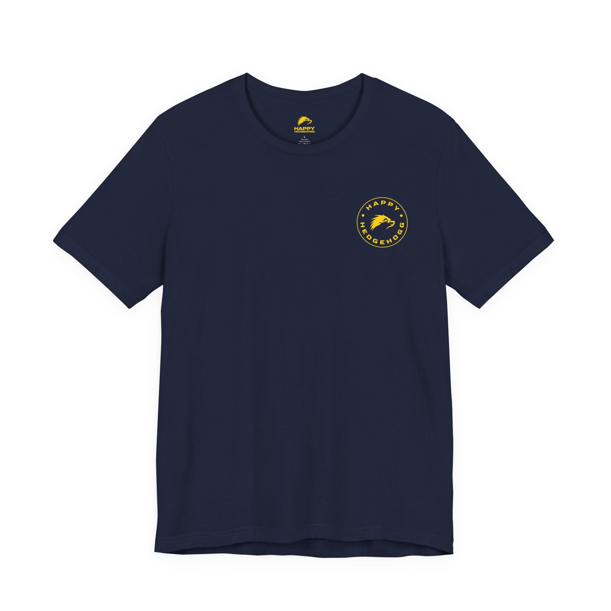 Happy Hedgehogg Classic Tee – Everyday Comfort with Gold Logo - Happy Hedgehogg