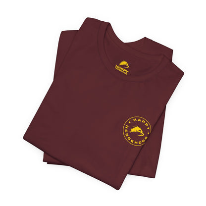 Happy Hedgehogg Classic Tee – Everyday Comfort with Gold Logo - Happy Hedgehogg