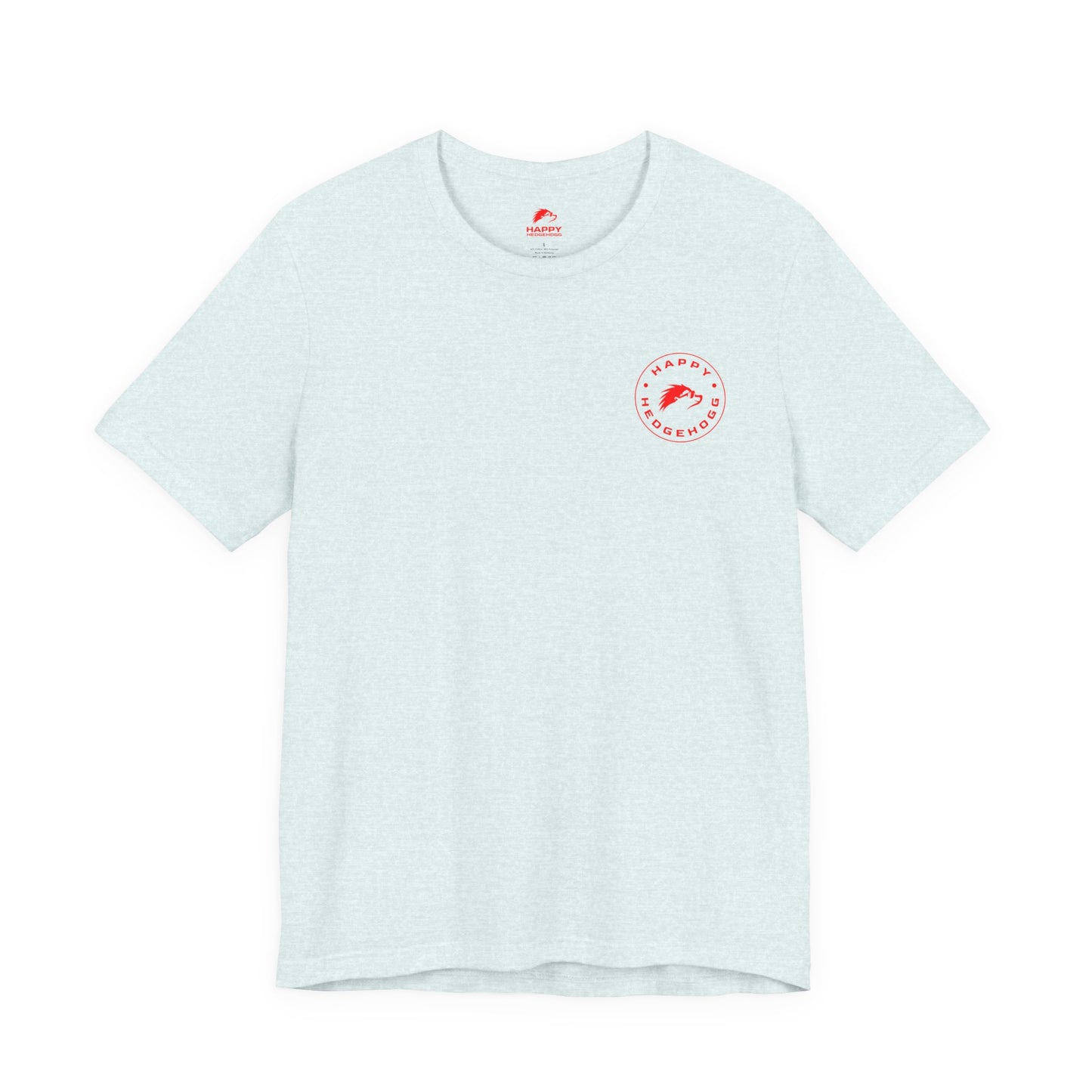 Happy Hedgehogg Classic Tee with Red Logo – Awesome vibes for all of your everyday adventures!! - Happy Hedgehogg