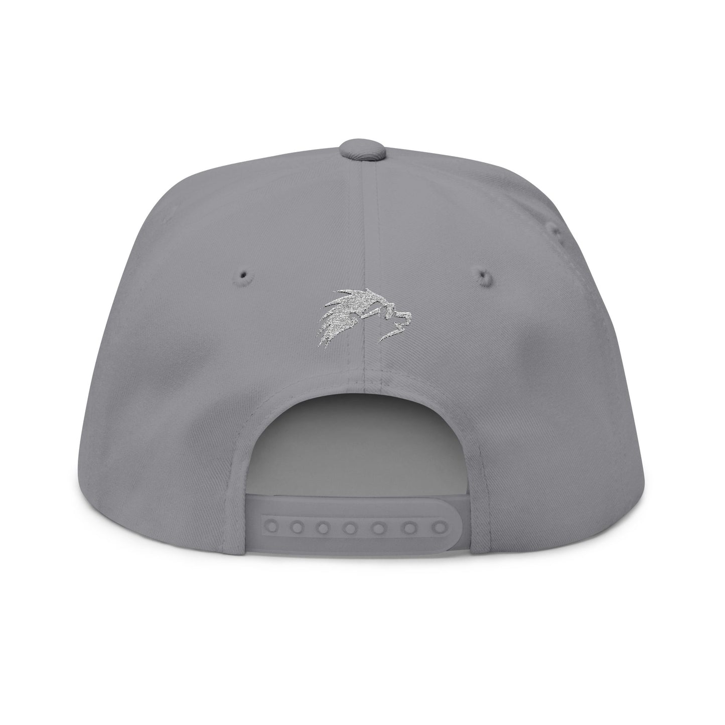 Embroidered Flat Bill Snapback Cap
