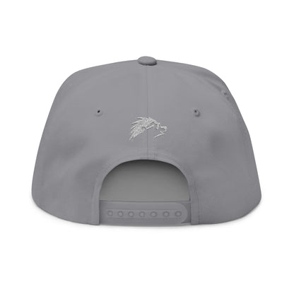 Embroidered Flat Bill Snapback Cap