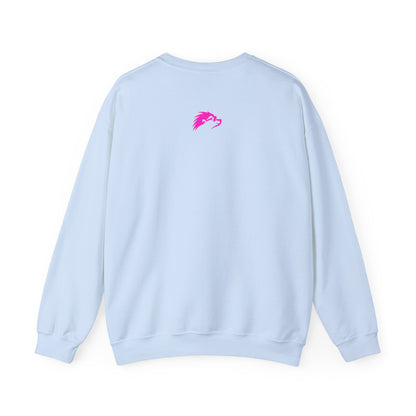 Pink Badge Crewneck Sweatshirt - Happy Hedgehogg