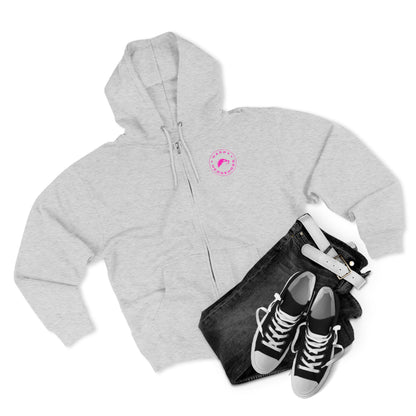 Happy Hedgehogg Classic Zip Hoodie – Everyday Comfort with Pink Happy Hedgehogg Logo - Happy Hedgehogg