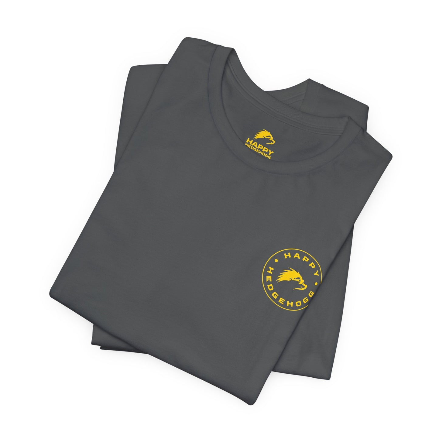 Happy Hedgehogg Classic Tee – Everyday Comfort with Gold Logo - Happy Hedgehogg