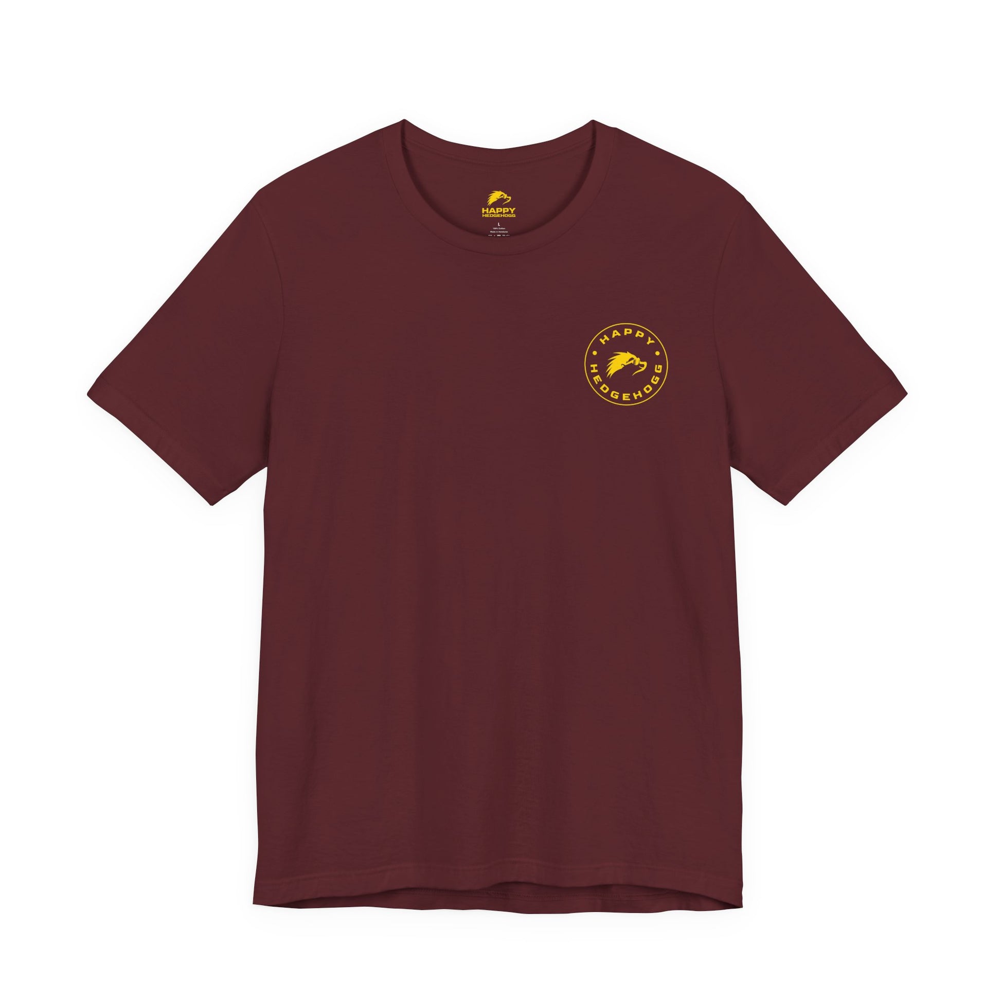 Happy Hedgehogg Classic Tee – Everyday Comfort with Gold Logo - Happy Hedgehogg