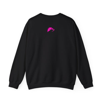 Pink Badge Crewneck Sweatshirt - Happy Hedgehogg