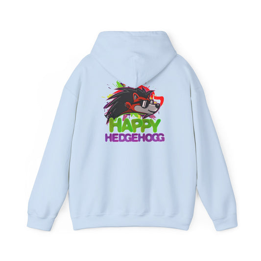 Happy Hedgehogg Adult Graphic Hoodie – Bold Streetwear Pullover | Hedgehogg Style!