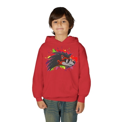 Happy Hedgehogg Youth Pullover Graphic Hoodie – Main Character Energy | Streetwear for Kids & Teens