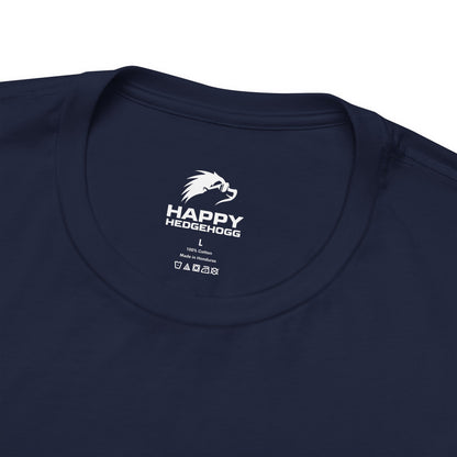 Happy Hedgehogg Short Sleeve Tee - Black/White Logos