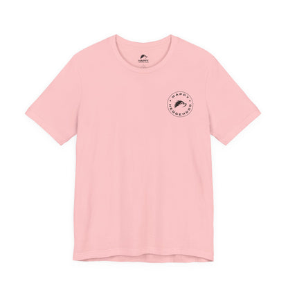 Happy Hedgehogg Short Sleeve Tee - Black/White Logos
