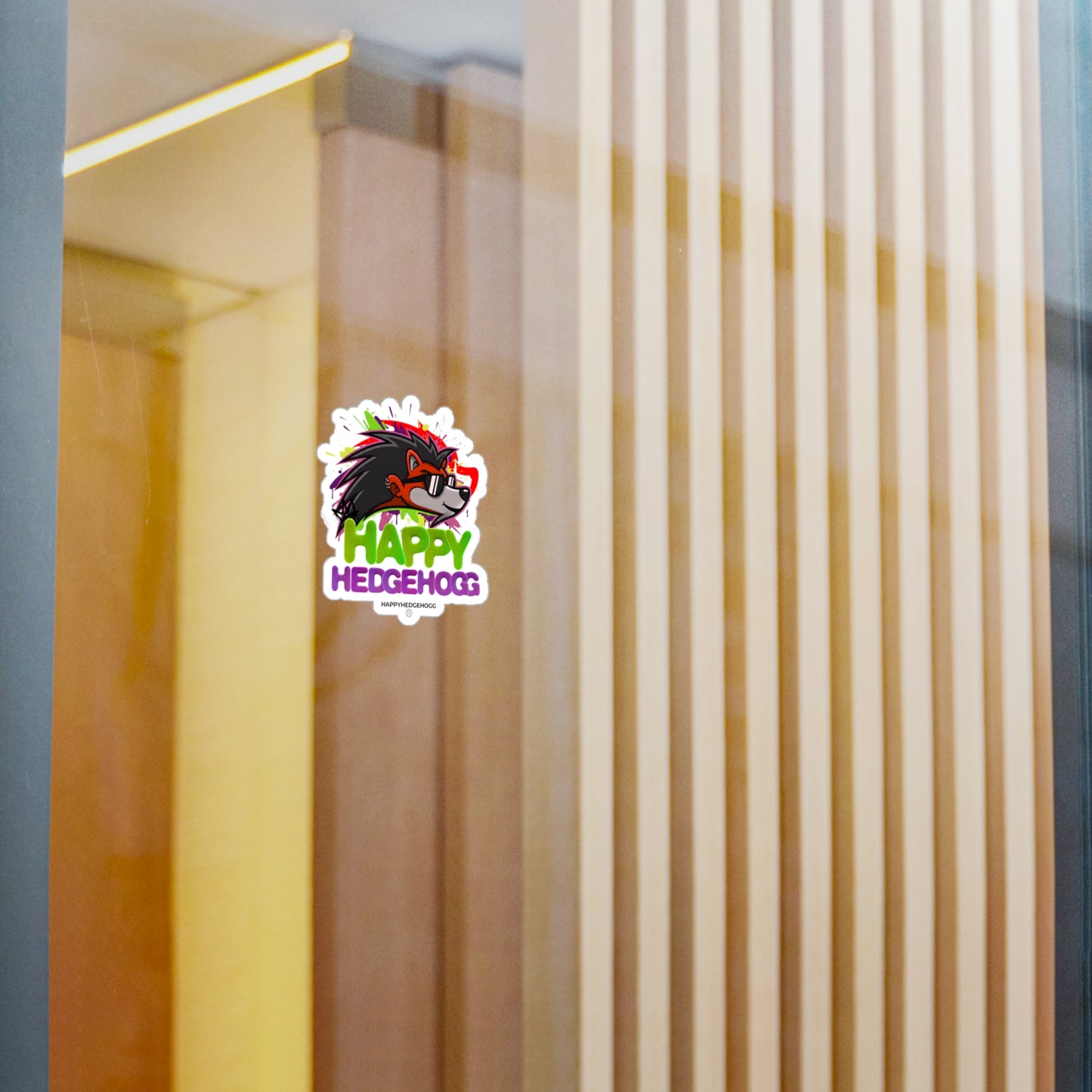 Happy Hedgehogg Decal/Sticker - Happy Hedgehogg