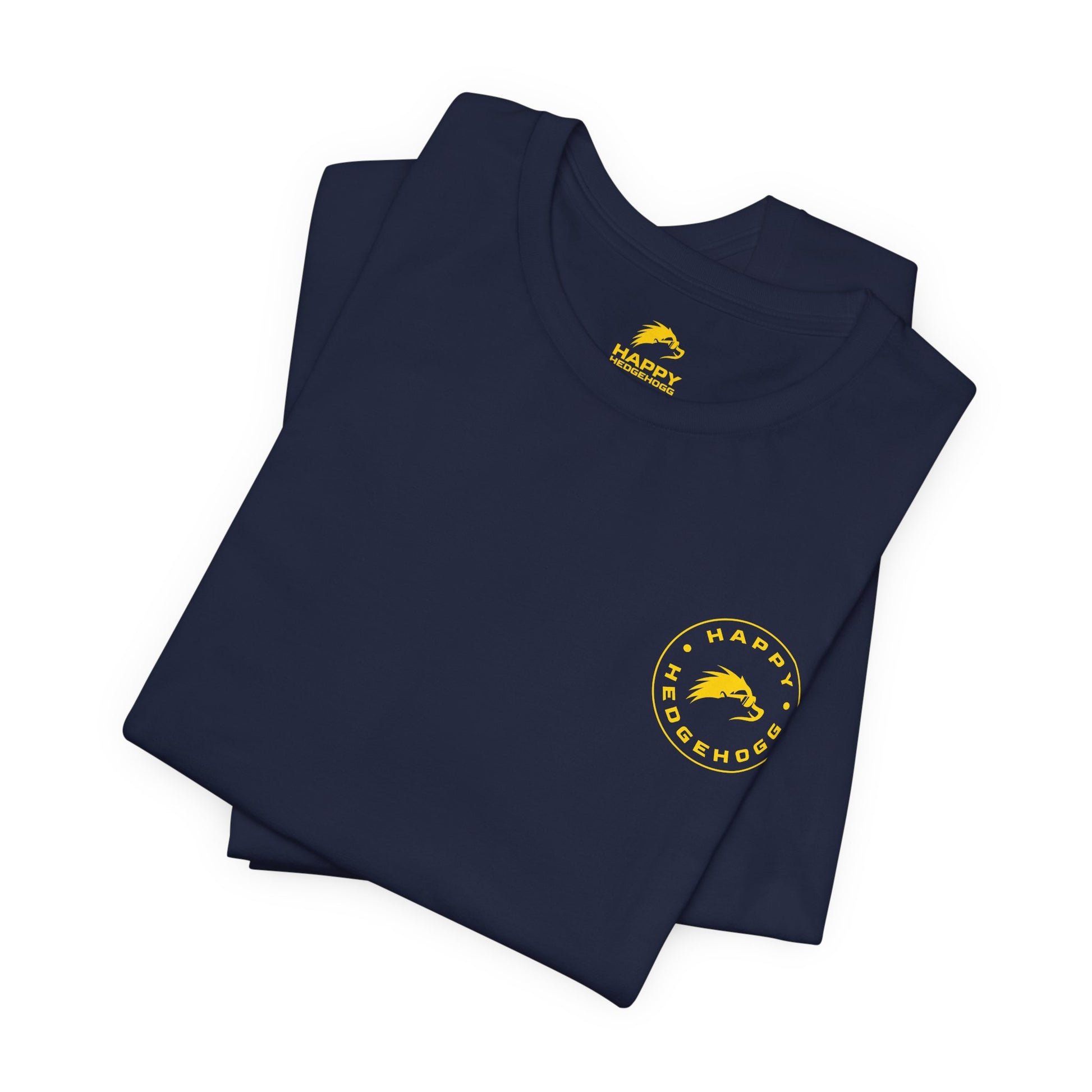 Happy Hedgehogg Classic Tee – Everyday Comfort with Gold Logo - Happy Hedgehogg