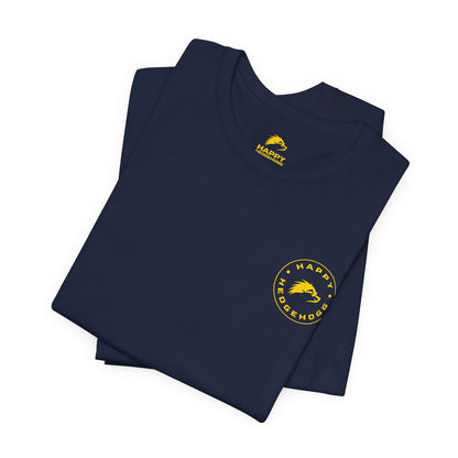 Happy Hedgehogg Classic Tee – Everyday Comfort with Gold Logo - Happy Hedgehogg