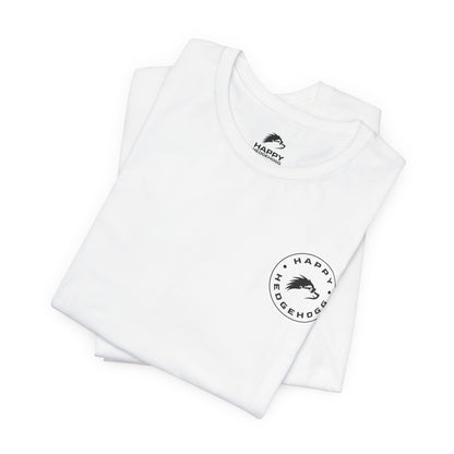 Happy Hedgehogg Short Sleeve Tee - Black/White Logos