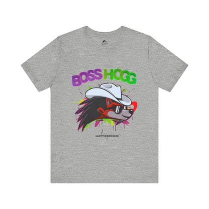 Happy Hedgehogg "BOSS HOGG" Graphic T Shirt -  Bold Graphic Tee | Happy Hedgehogg Streetwear