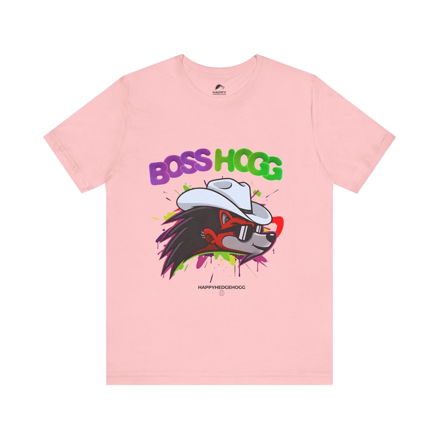 Happy Hedgehogg "BOSS HOGG" Graphic T Shirt -  Bold Graphic Tee | Happy Hedgehogg Streetwear