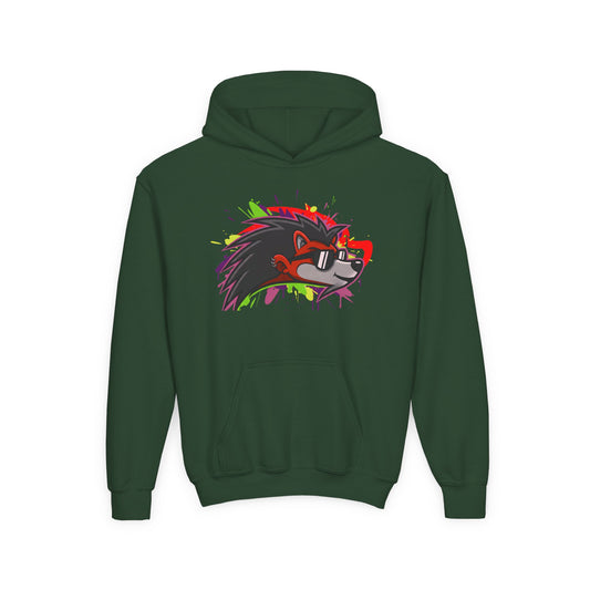 Happy Hedgehogg Youth Hoodie – Bright Colors. Big Smiles. - Happy Hedgehogg